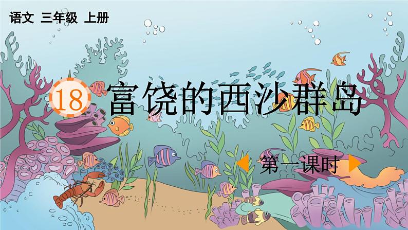 《富饶的西沙群岛》优质课件(第一课时)第1页