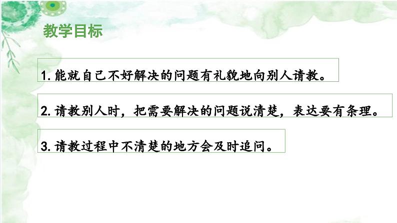 《口语交际:请教》教学课件第2页