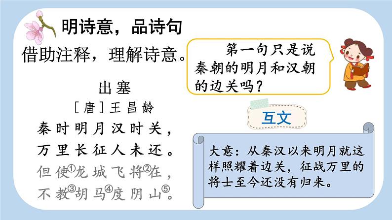 统编版(2024)四年级语文上册21古诗三首-出塞课件2第6页