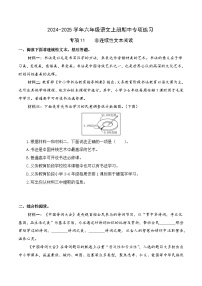 專(zhuān)項(xiàng)11 非連續(xù)性文本閱讀- 2024-2025學(xué)年六年級(jí)語(yǔ)文上冊(cè)期中專(zhuān)項(xiàng)練習(xí) 統(tǒng)編版