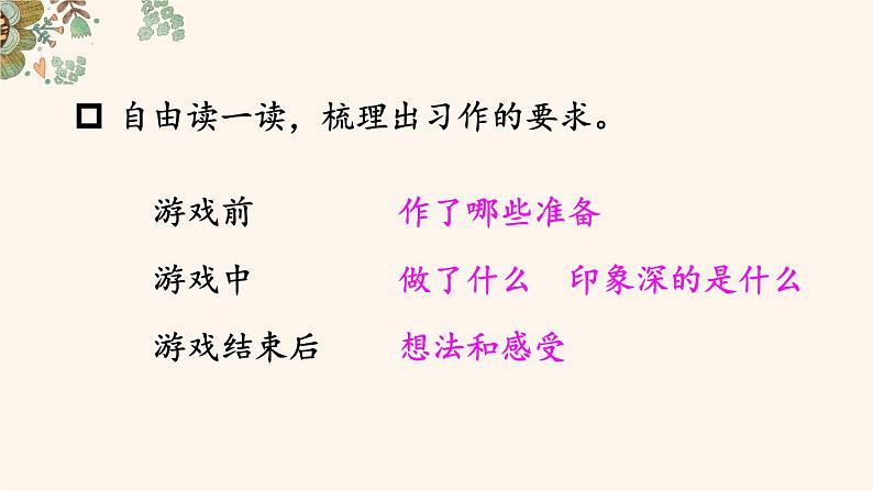 《习作:记一次游戏》优选课件(第一课时)第8页