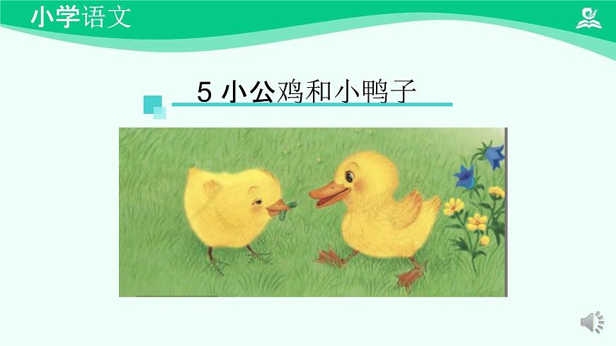 小公雞和小鴨子 課件 第一課時-2024-2025學(xué)年度小學(xué)一年級語文下冊 統(tǒng)編版(2024)第3頁