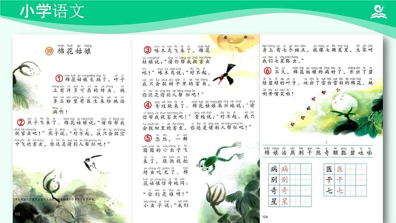 棉花姑娘 课件 第一课时-2024-2025学年度小学一年级语文下册 统编版(2024)第6页