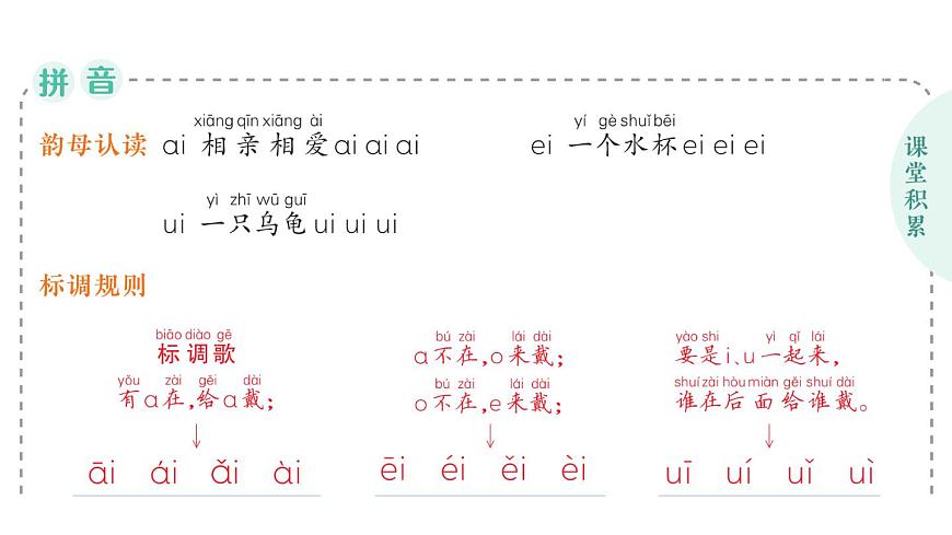 小學(xué)語文新部編版一年級(jí)上冊(cè)第四單元作業(yè)課件（2024秋）第2頁