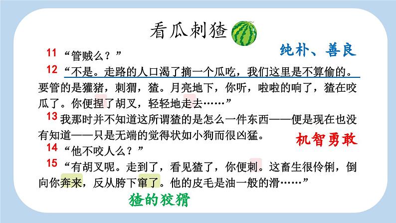 《少年闰土》新课标课件(第二课时)第5页