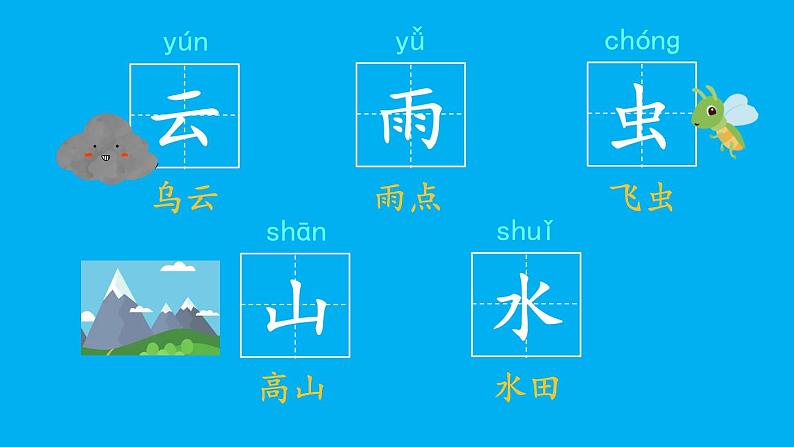 小学语文新部编版一年级上册第六单元第五课《对韵歌》作业课件(2024秋)第5页