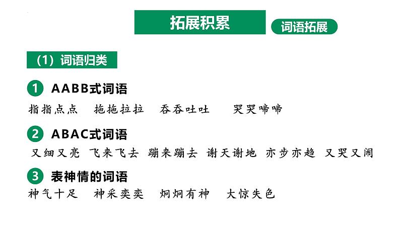 五年级语文上册 第一单元复习 (课件)2024-2025学年第一学期期中期末复习系列(统编版)第7页