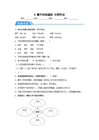 小学语文统编版(2024)五年级上册冀中的地道战练习题