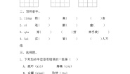 小学语文统编版（2024）五年级下册清贫练习