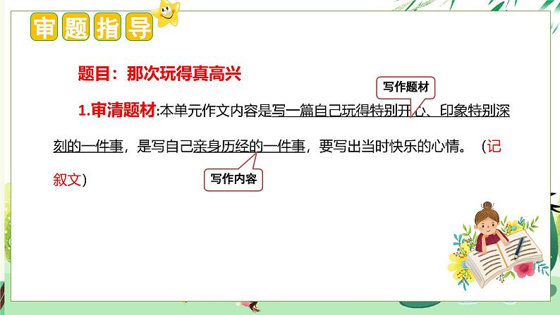 (统编版)小学语文三年级上册单元作文能力提升课件第八单元 习作:那次玩得真高兴第3页