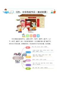 小学语文统编版（2024）三年级下册综合性学习：中华传统节日测试题