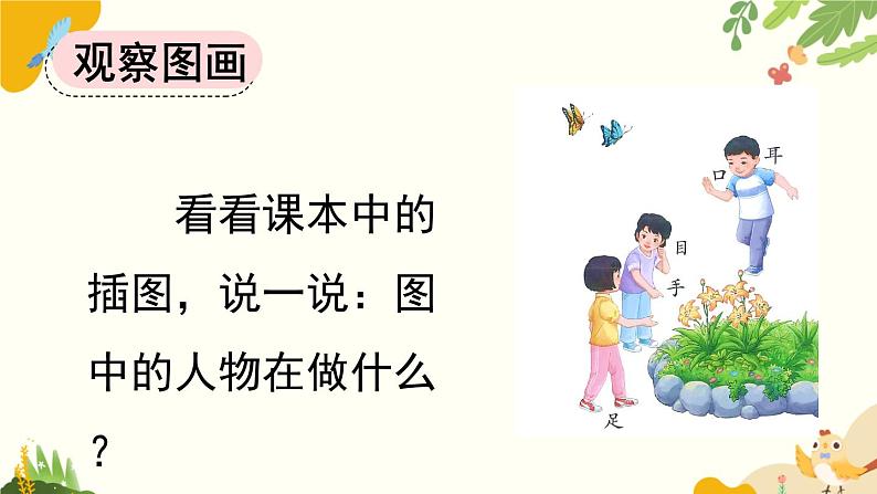 语文统编版(2024)一年级上册 识字3 口耳目手足课件第3页