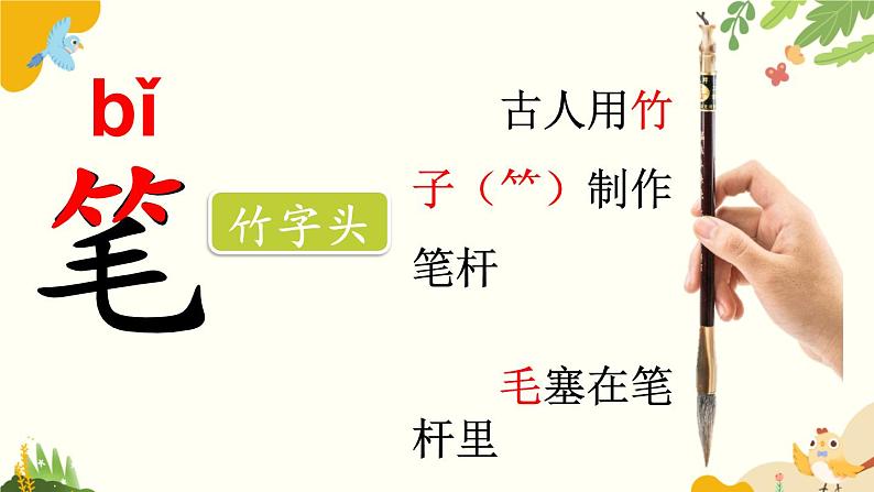 语文统编版(2024)一年级上册 识字7 小书包课件第8页
