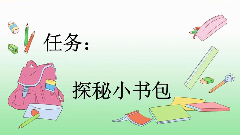 语文统编版(2024)一年级上册 识字7 小书包课件第2页