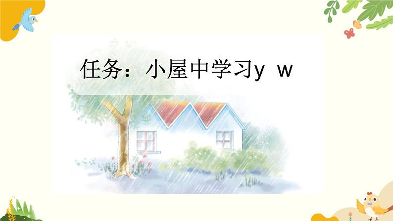 语文统编版(2024)一年级上册 汉语拼音9 y w课件第2页