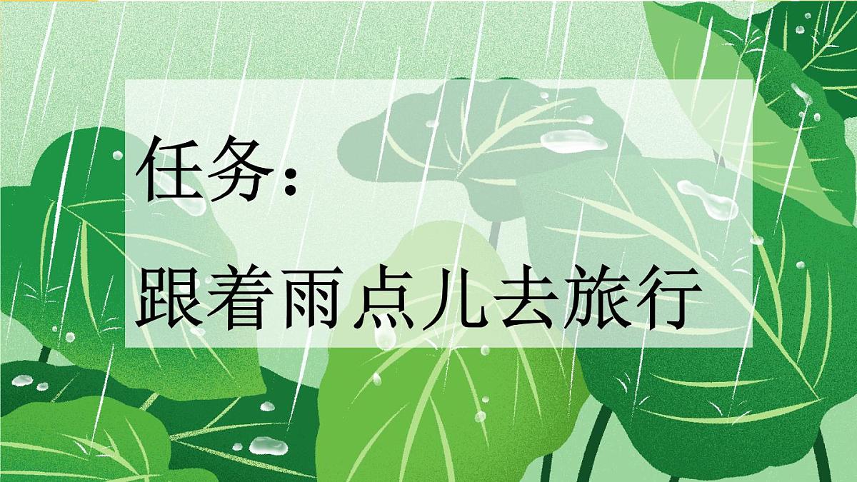 语文统编版(2024)一年级上册 10 雨点儿课件第2页
