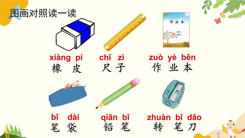 语文统编版(2024)一年级上册 识字7 小书包课件第7页