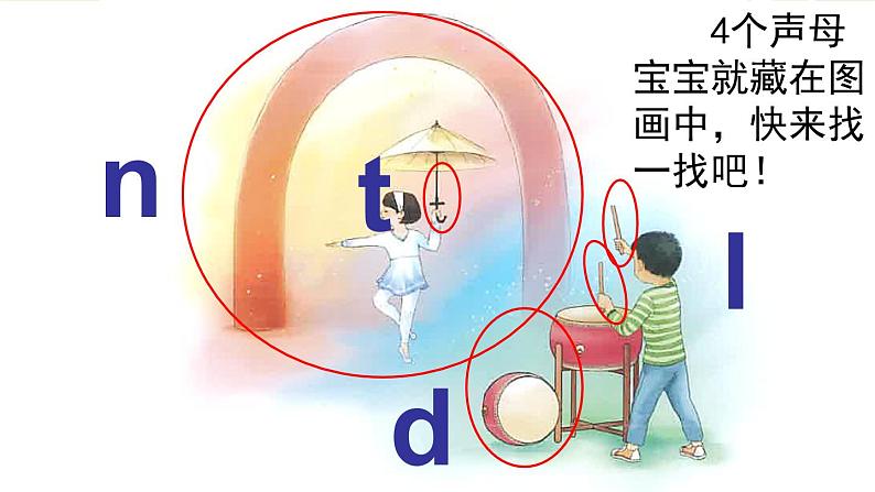 语文统编版(2024)一年级上册 汉语拼音4 d t n l课件第4页