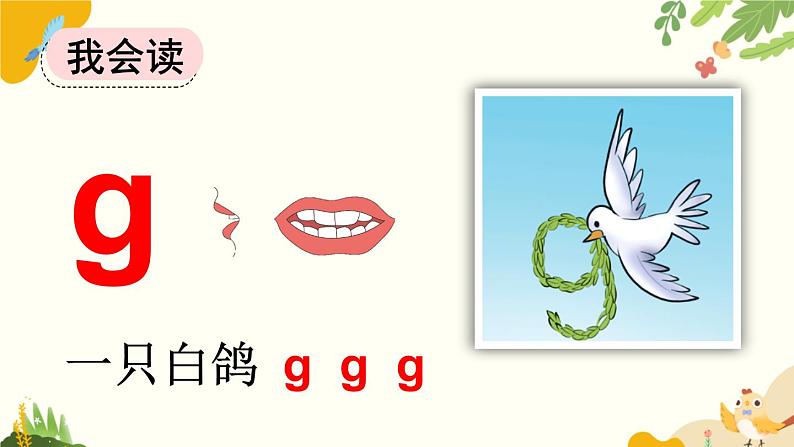 语文统编版(2024)一年级上册 汉语拼音5 g k h课件第5页