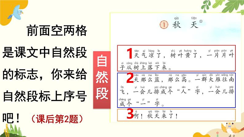语文统编版(2024)一年级上册 1 秋天课件第5页