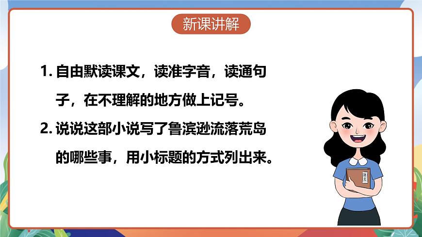 人教部編版語文六年級(jí)下冊(cè) 5《 魯濱遜漂流記(節(jié)選)》課件第6頁