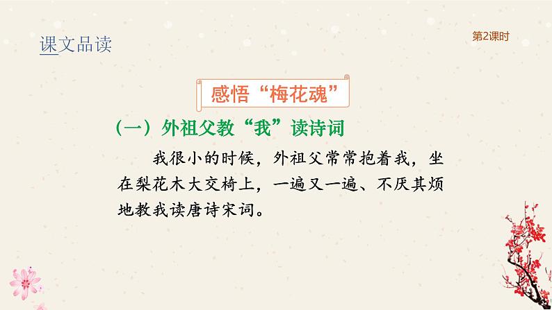梅花魂(2课时)(含课堂练习、课外练习)第5页