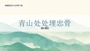 小学语文统编版（2024）五年级下册青山处处埋忠骨精品说课教学习题课件ppt