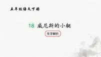 统编版（2024）五年级下册威尼斯的小艇优质课ppt课件