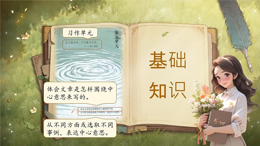 部編版六年級語文上冊第五單元復(fù)習(xí)課件第3頁