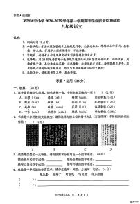 廣東省深圳市龍華區(qū)2024-2025學(xué)年六年級上學(xué)期期末語文試卷