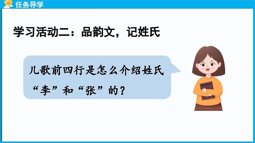 統(tǒng)編版(2024)語(yǔ)文一年級(jí)下冊(cè)--識(shí)字2《姓氏歌》第2課時(shí)（課件）第5頁(yè)