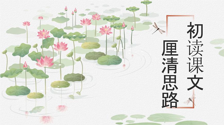 部編版2025春小學(xué)語文三年級下冊第一單元《荷花》教學(xué)設(shè)計 課件第6頁