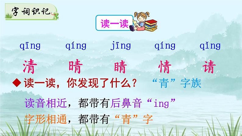 识字3 小青蛙(课件)第6页