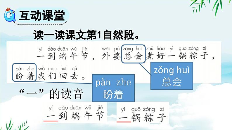 部编版(2024)一年级语文下册课件 第四单元 9 端午粽第6页