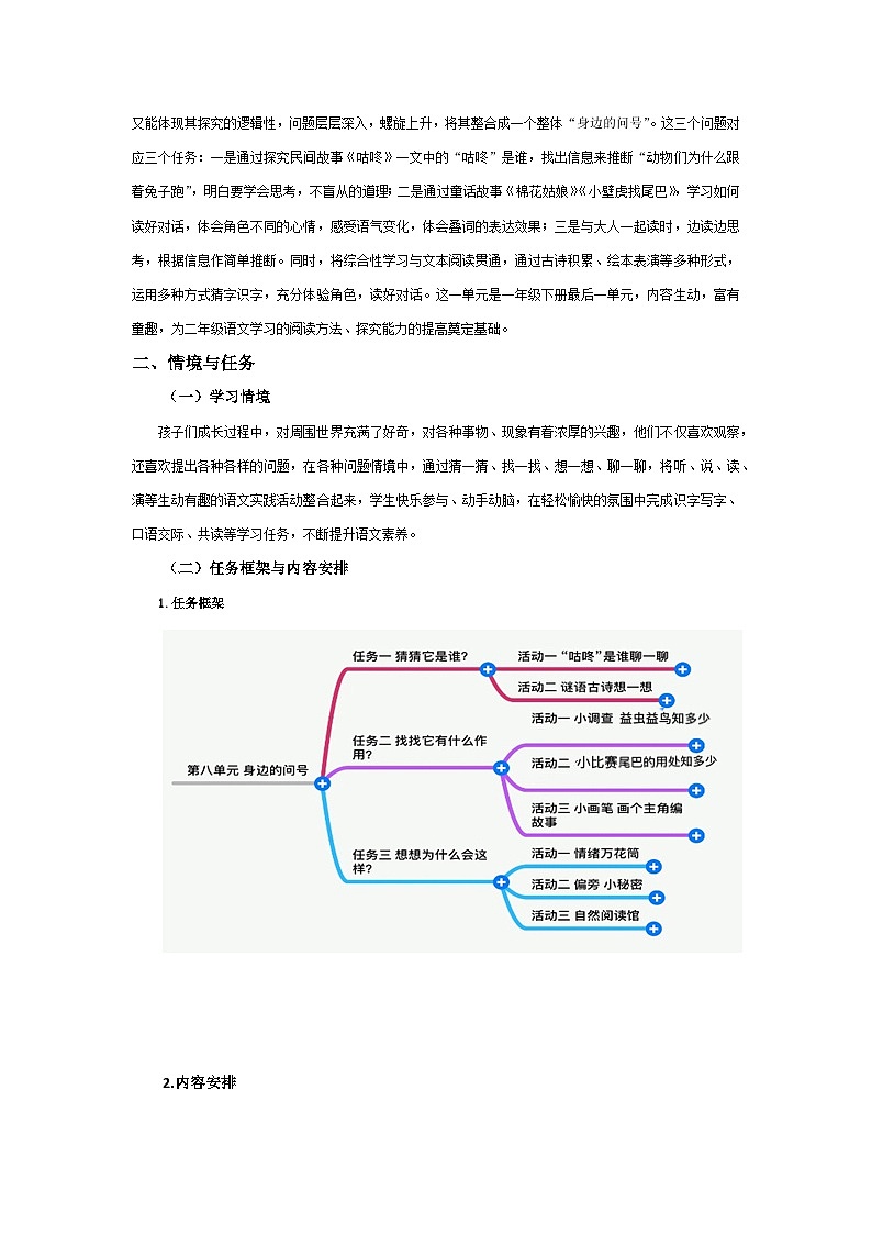 第八单元教师用书【大单元教学设计】第2页