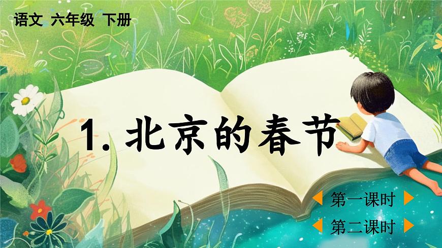 【核心素養(yǎng)】部編版小學(xué)語文六年級下冊1 北京的春節(jié)課件第1頁