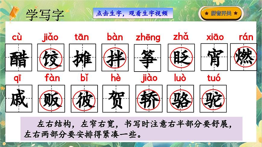 【核心素養(yǎng)】部編版小學(xué)語文六年級下冊1 北京的春節(jié)課件第7頁