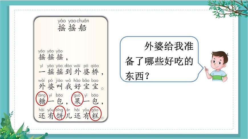 【核心素養(yǎng)】部編版小學(xué)語文一年級(jí)下冊(cè)快樂讀書吧：讀讀童謠和兒歌-課件第4頁