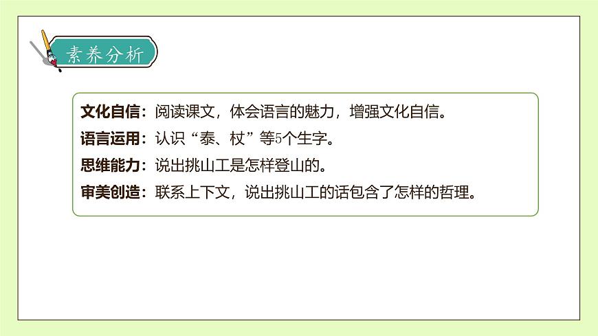 【備課無憂】統(tǒng)編版四下-25.挑山工（課件）.pptx第4頁