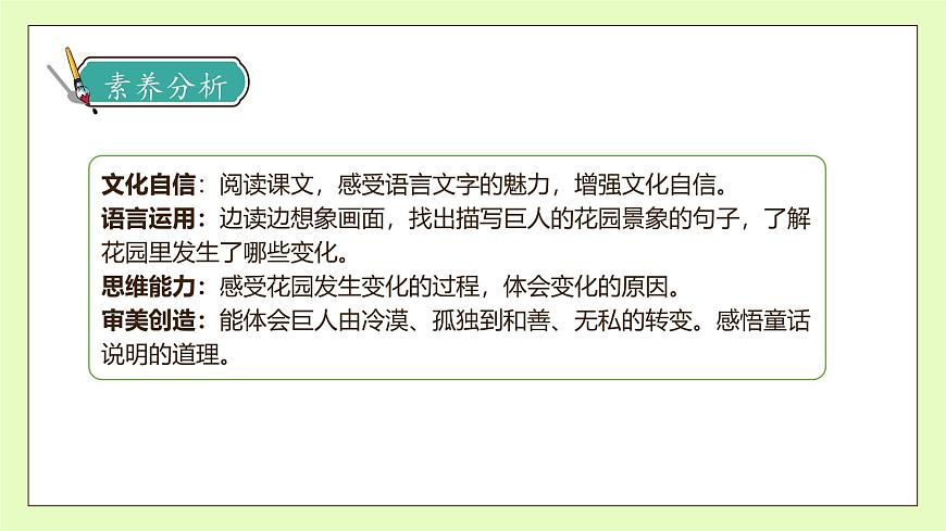 【備課無憂】統(tǒng)編版四下-27.巨人的花園 第2課時(shí)（課件）.pptx第4頁