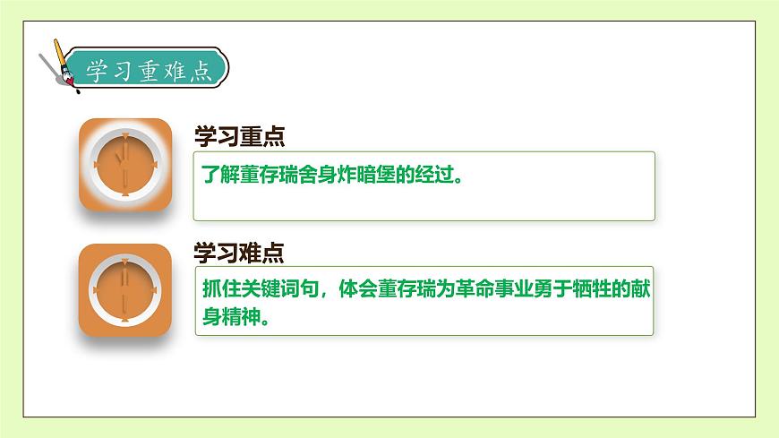 【備課無憂】統(tǒng)編版六下-13. 董存瑞舍身炸暗堡（課件）.pptx第5頁