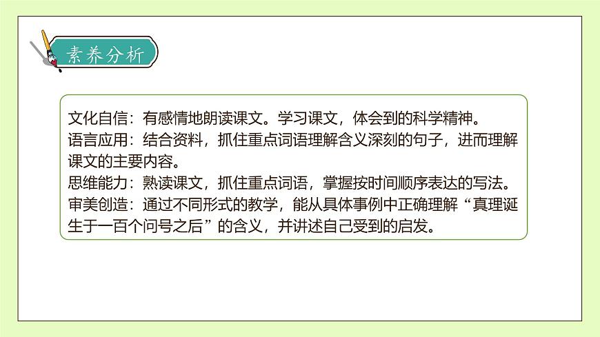 【備課無憂】統(tǒng)編版六下-15. 真理誕生于一百個問號之后 第2課時（課件）.pptx第4頁