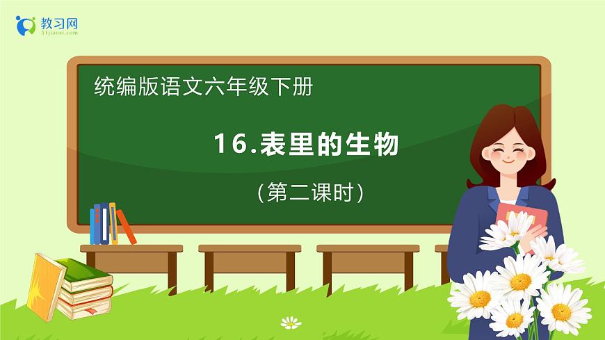 【備課無憂】統(tǒng)編版六下-16. 表里的生物 第2課時(shí)（課件）.pptx第1頁