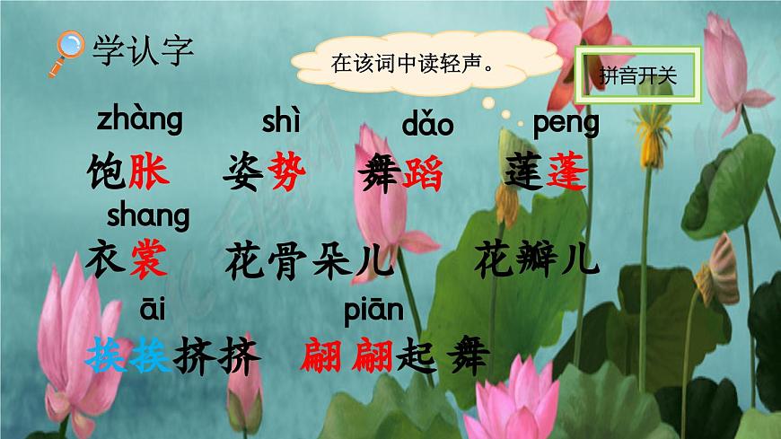統(tǒng)編版三年級下冊 第3課《 荷花》課件 第4頁