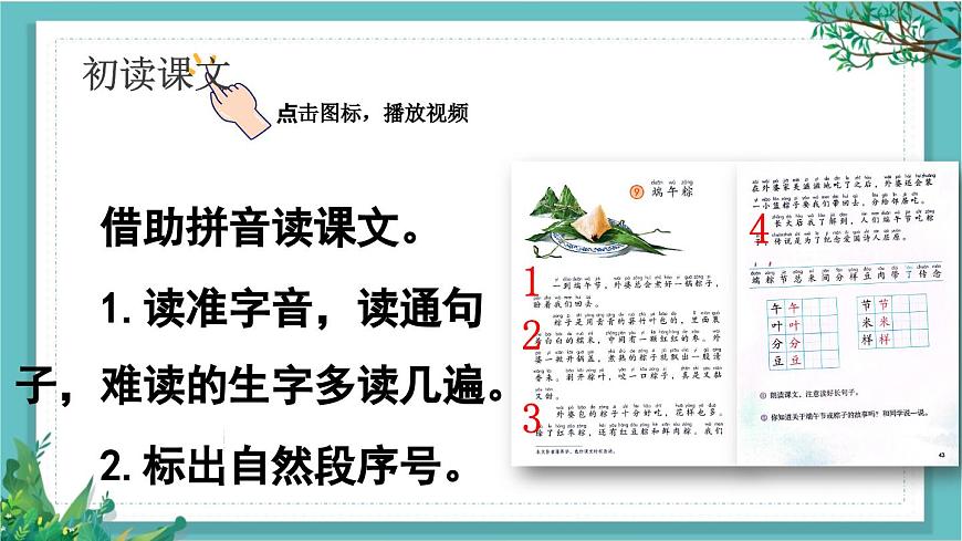 【核心素養(yǎng)】部編版小學(xué)語文一年級下冊9 端午粽-課件第4頁