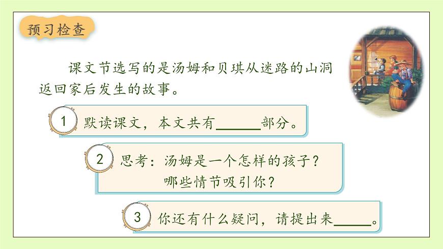 【備課無憂】統(tǒng)編版六下-7. 湯姆·索亞歷險(xiǎn)記（節(jié)選）（課件）.pptx第8頁