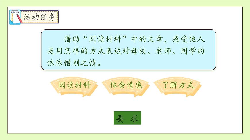 【備課無憂】統(tǒng)編版六下-綜合性學(xué)習(xí)：依依惜別 第1課時(shí)（課件）.pptx第8頁