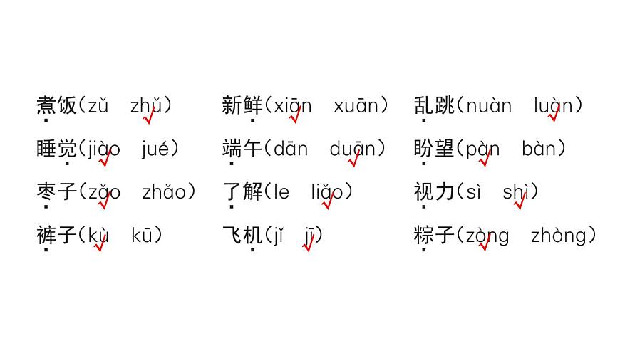 小學(xué)語(yǔ)文新部編版一年級(jí)下冊(cè)第四單元過關(guān)作業(yè)課件2025春第3頁(yè)