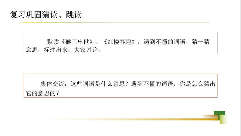 部编版小学语文五下第二单元大单元【子任务3:《猴王出世》《红楼春趣》】教学课件第2页