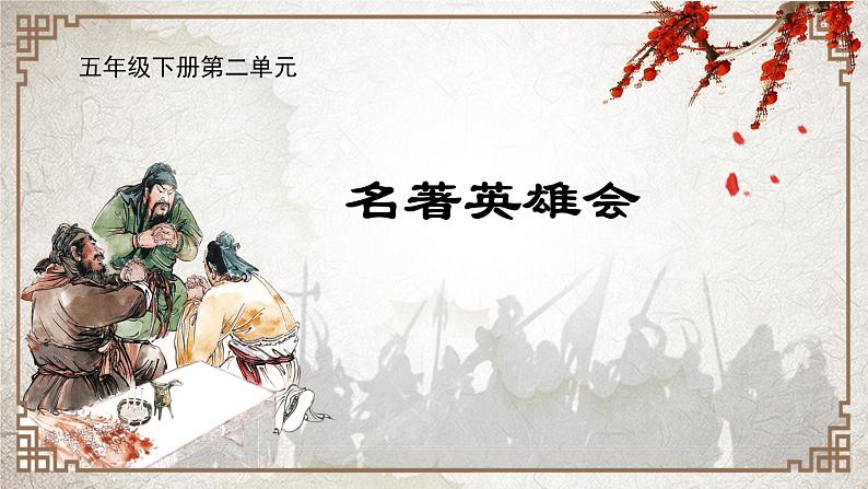 部编版小学语文五下第二单元大单元【子任务4:名著英雄会】教学课件第1页